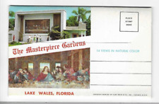 POSTCARD FOLDER-THE MASTERPIECE GARDENS-LAKE WALES, FLORIDA picture