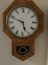Antique Ansonia Oak Wall Clock,  picture