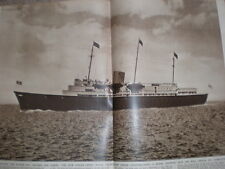 Photo article Royal Yacht HMY Britannia in progress 1952 picture