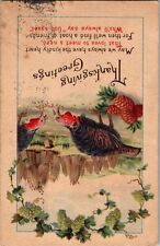 KAPPYSstamps ANTIQUE POST CARDS - THANKGIVING  1924 (NEW6) picture