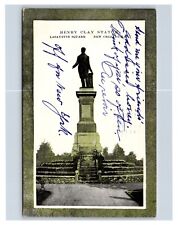 Henry Clay Statue Lafayette Square New Orleans Louisiana LA DB Postcard Y6 picture