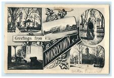 1907 Multiview Greetings From Morristown New Jersey NJ Posted Antique Postcard picture