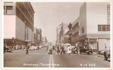 Tacoma RPPC Broadway Woolworth Dentist 1950Real Photo WA  picture
