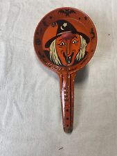 Vintage Halloween﻿ Early Kirchhof Life Of The Party Pan Witch Noisemaker picture