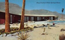 Postcard CA:  Residence of Bing Crosby, Palm Springs, Posted 1956 picture