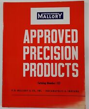 Vintage Mallory Approved Precision Products Catalog Number 551 picture