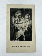 1916 Prayer Card Emanuel Church Christmas Gloria in Excelsis Deo picture