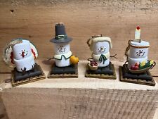 S'mores Original Midwest of Cannon Falls Marshmallow Pilgrims (4) Ornaments New picture