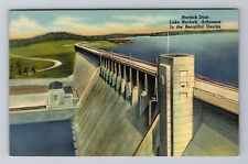 Norfork AR-Arkansas, Norfork Dam And Lake Norfork, Antique, Vintage Postcard picture