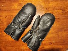 Ww2 German Luftwaffe Pilot Gloves Leather picture