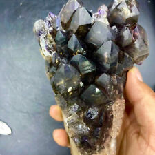1.8LB Rare Herkimer diamond crystal gem tip/castle Backbone+Moving Water picture