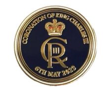 HM KING CHARLES III ROYAL CORONATION 6 MAY 2023 WESTMINSTER ABBEY ENAMEL PIN #2 picture