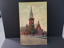1915 Cannonsburg PA GREENSIDE AVENUE U P PRESBYTERIAN CHURCH Postcard  picture