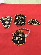 4 Rare Very Old New Mexico patches BCCU Deputy Sheriff Aux Police NW Division picture