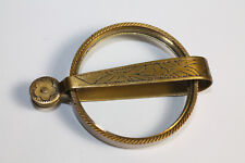 Vintage Antique Style Brass Magnifying glass Hand Lens Colonial Style Magnifier picture