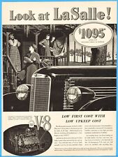 1937 Cadillac LaSalle Southern Black Woman Selling Ham Textile Period Art Ad picture