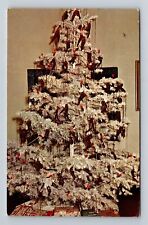 Albuquerque NM-New Mexico, Christmas Tree, Dining Room, Vintage Postcard picture