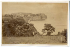 England, Teignmouth, Vintage Albumen Print Hole Head, 13x20 Albumin Print picture
