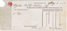 Providence and Worcester Rail Road Company, Ogden Mills, May 1,1852 picture