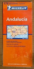 Michelin 578 Map of Andalucia Spain Vtg 2007 Road Regional picture