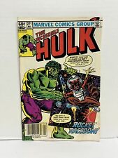 The Incredible Hulk 271 1982 First Rocket Raccoon Cover Appearance Key picture