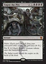 Empty the Pits ~ Khans of Tarkir [ Excellent ] [ Magic MTG ] picture