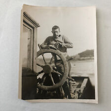 Press Photo Photograph British Expedition for Pirate Gold Treasure Ship Captain picture