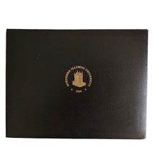 Vintage Northern Illinois University Diploma Folder Cover Holder Black picture