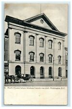 c1908 Ford Theater Where Abraham Lincoln Shot Washington D.C Antique Postcard picture