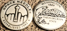 SPACE NEEDLE - WASHINGTON, THE EVERGREEN STATE - NATIONAL PARK TYPE TOKEN picture