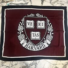 Harvard Blanket Ve Ri Tas Maroon Blanket Throw Tapestry NEW  picture