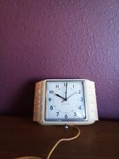 Vintage SETH THOMAS Wall Clock Cream Color Model#E854-003 picture