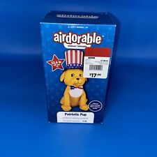 2023 Gemmy Airdorable Patriotic Airblown Inflatable Puppy 4th of July NEW picture