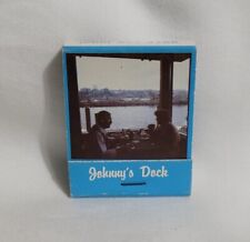 Vintage Johnny's Dock Restaurant Matchbook Tacoma Washington Advertising Full picture
