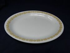 Vintage Shenango China Gold Daisy Oval Platter Restaurant Ware picture