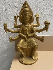 Goddess Kali (Hindu Goddess) Statue Resin antique Vintage picture