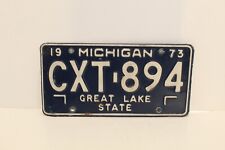 vintage 1973 michigan license plate picture