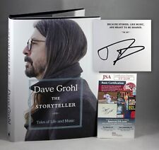 DAVE GROHL SIGNED STORYTELLER 1ST EDITION HC BOOK NIRVANA FOO FIGHTERS +JSA COA picture