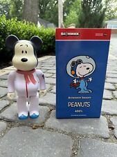 Medicom 400% Bearbrick ~ Peanuts Snoopy Be@rbrick Astronaut picture