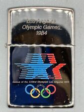 Vintage 1995 Los Angeles Olympic Games 1984 High Polish Chrome Zippo Lighter NEW picture