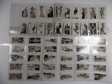 Carreras Cigarette Cards Glamour Girls of Film & Stage 1939 Complete Set 54 picture