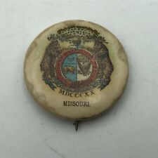 1894 1896 Vtg Antique Missouri State Seal Badge Button Pinback Whitehead Hoag G8 picture