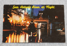 Post Card: San Antonio River at Night, San Antonio Texas picture