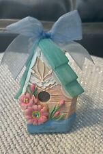 Vintage August Peridot Birdhouse Magnet - Avon Gift Collection - Circa 1998 picture