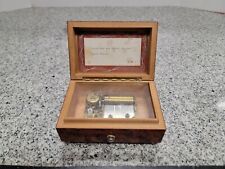 Vintage Cuendet Music Box, 2 Song, 36 Note, 