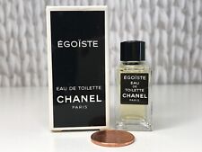 VTG CHANEL EGOISTE Men’s “MINI” Sample Perfume Eau de Toilette 0.13 oz/ 4 ml NEW picture