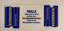 Blockbuster Vintage 2 Membership Card Mailer Not Used ( Right Card Is Loose) picture