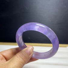 Top Quality Natural Purple Fluorite Crystal Bangle AAAA Inner Diameter 56mm picture