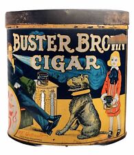 BUSTER BROWN CIGAR 🔥 14“ Metal Tin Advertising SIGN Man Cave Display Repro picture