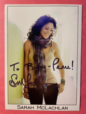 SIGNED SARAH McLACHLAN PHOTO picture